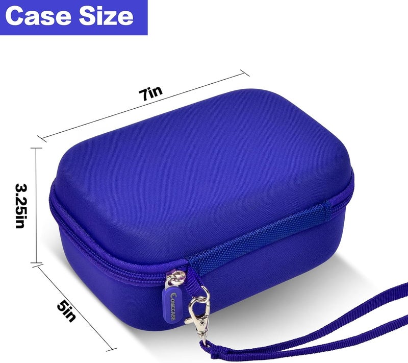 Comecase USB Flash Drive Case, Thumb Drive, Memory Card SD SDXC SDHC Card Holder Organizer, Electronic Accessories Storage Bag for SanDisk/SamData/Samsung/TOPESEL/Memory Stick/YubiKey - Blue(Box Only) - Image 5